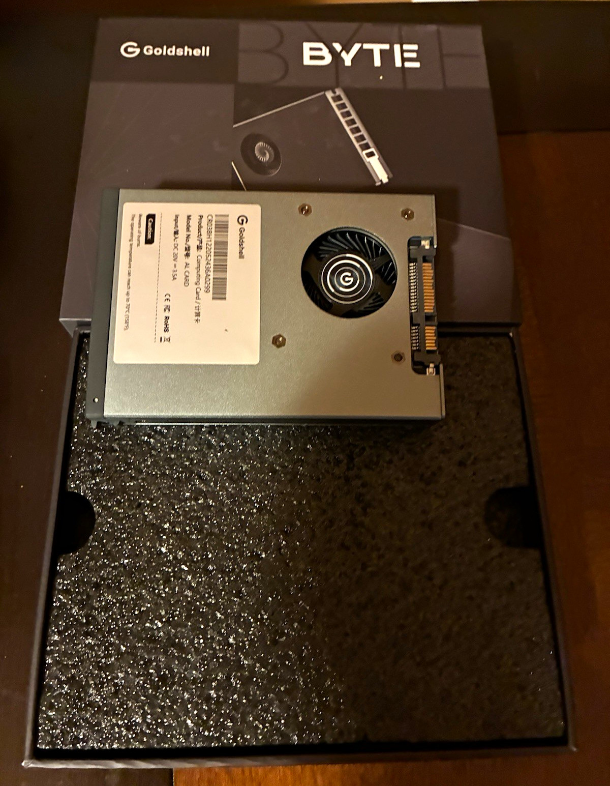 Goldshell BYTE AL Card