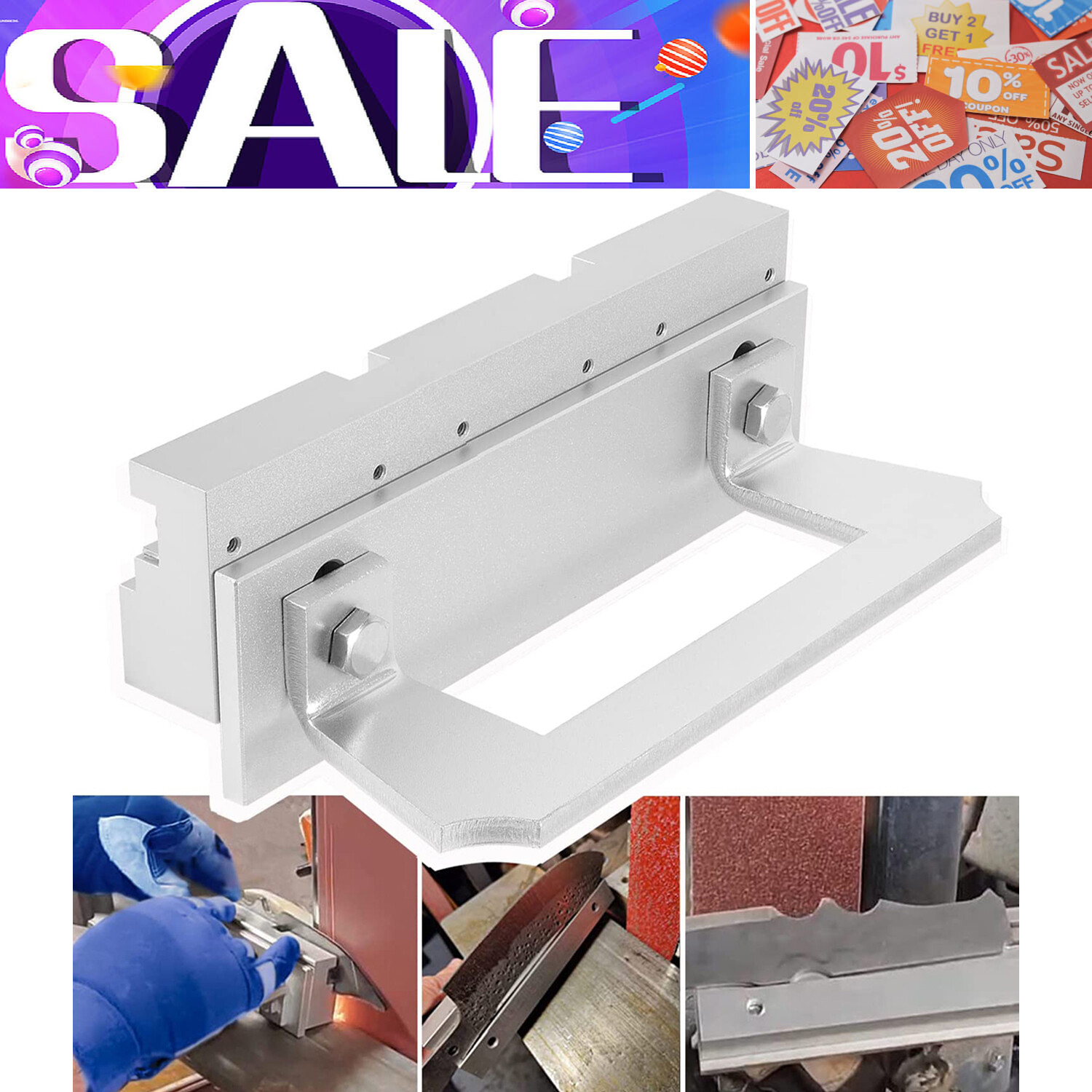 Knife Bevel Grinding Jig Adjustable Knife Making Belt Grinder Angle Grind Guide