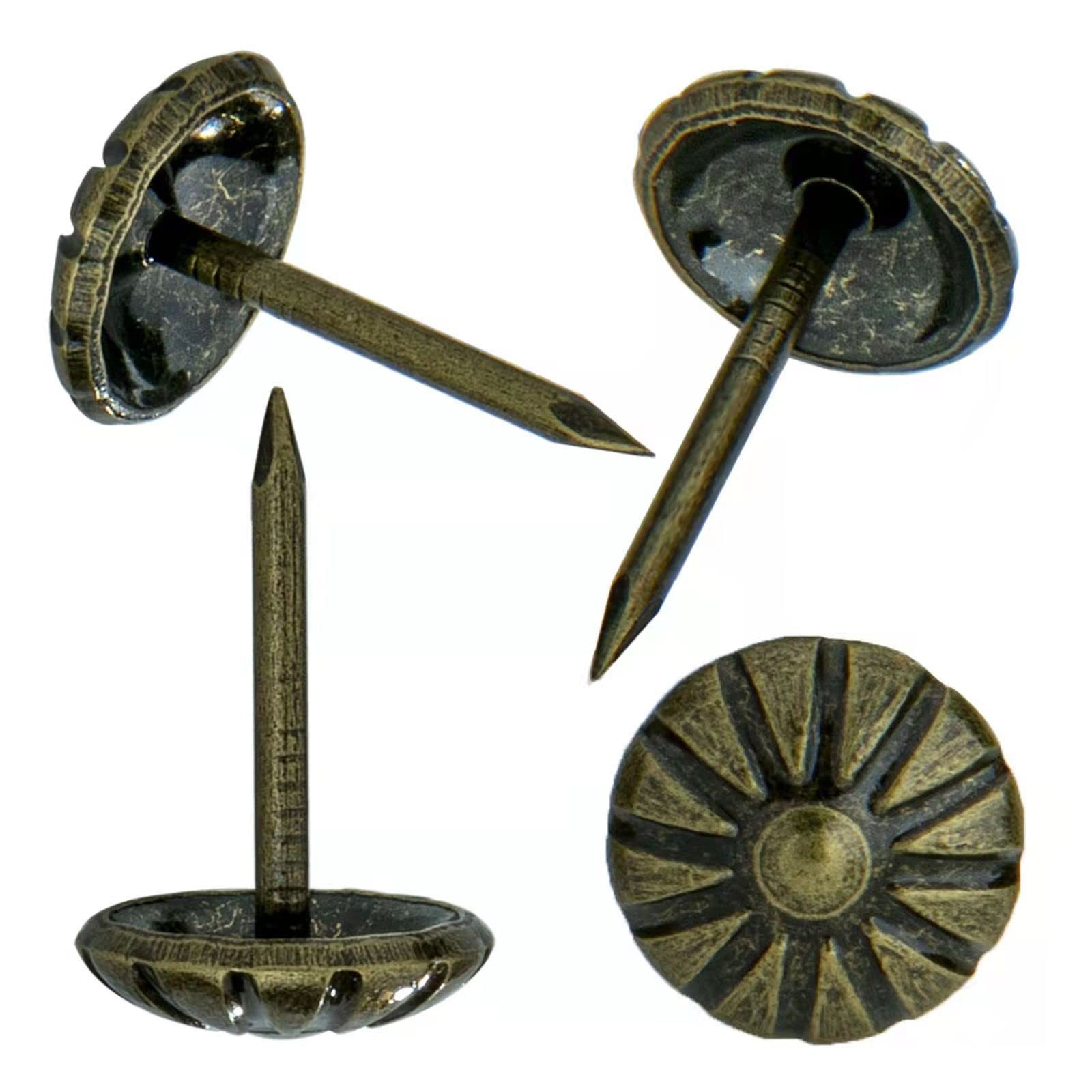 Homdire Upholstery Tacks for Decorative, Furniture Tacks Nails for Upholstery...