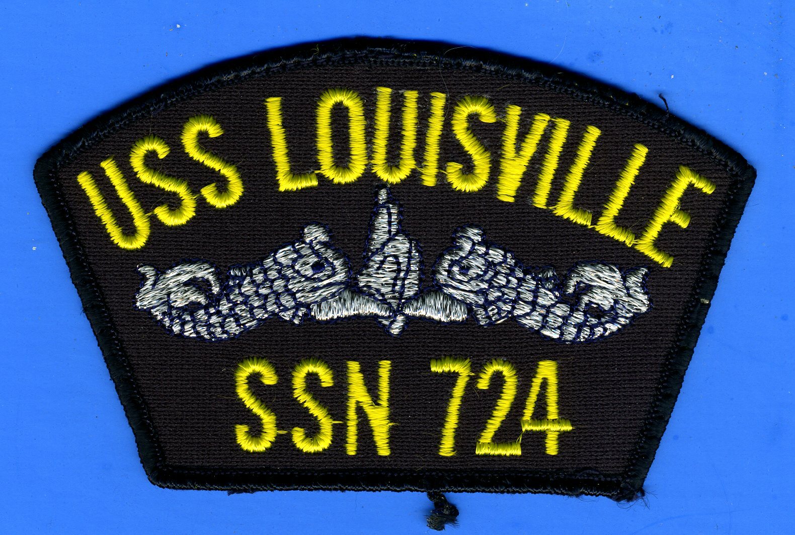 USS Louisville SSN-724 Patch 5" Wide x 2 3/4" High