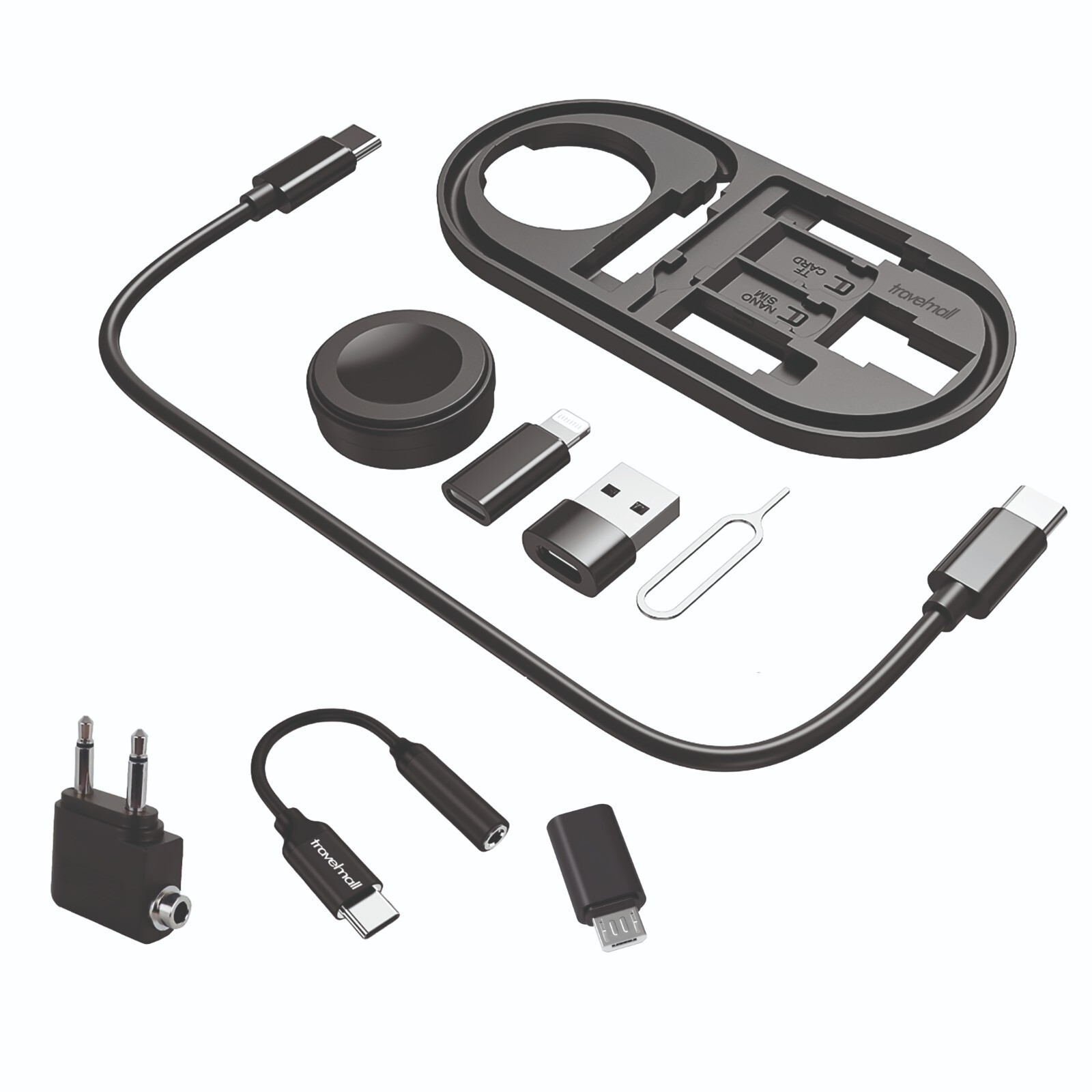 Travelmall Switzerland 10-in-1 Charging & Audio Travel Exclusive Set For Travel