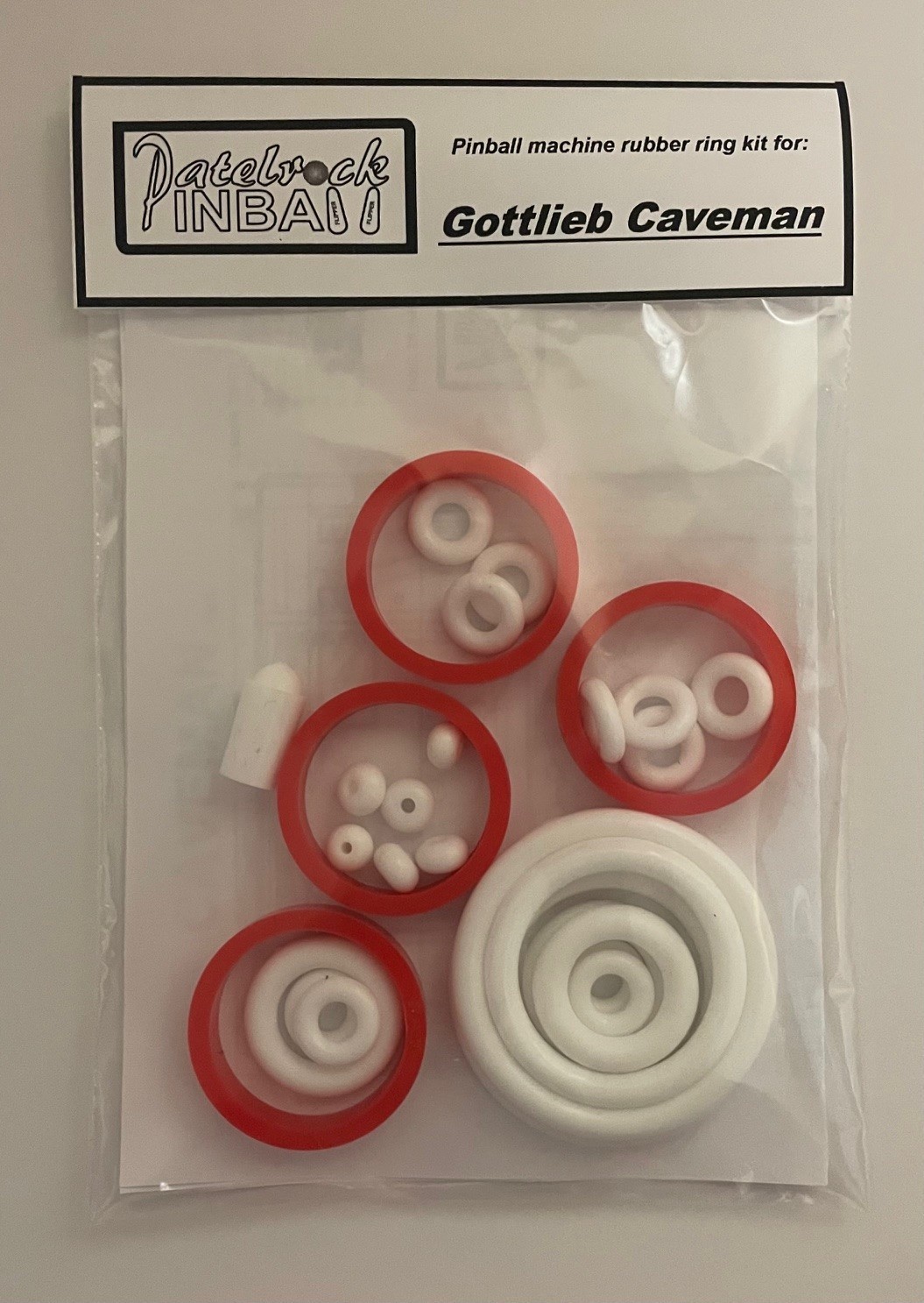 Gottlieb Caveman Pinball Machine Rubber Ring Kit **Customize Your Kit**