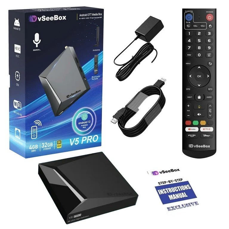 🔥VSEEBOX V5 PRO - FREE SHIPPING!!!!