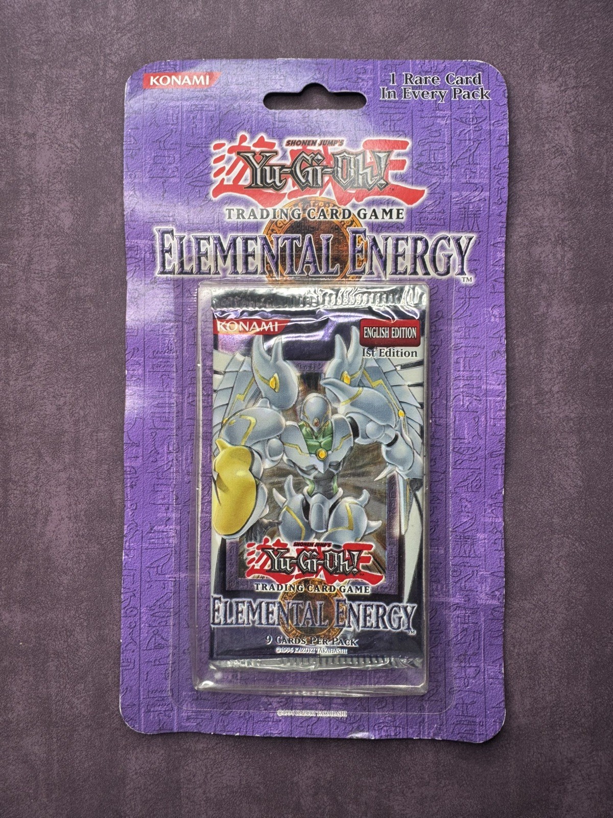 YUGIOH ELEMENTAL ENERGY BLISTER PACK 1ST EDITION SEALED ☝️