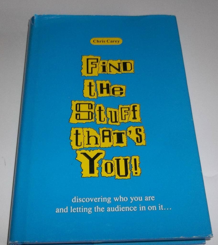 1989 Find the Stuff That's You By Chris Carey  Magic Goals Book HB DC FE