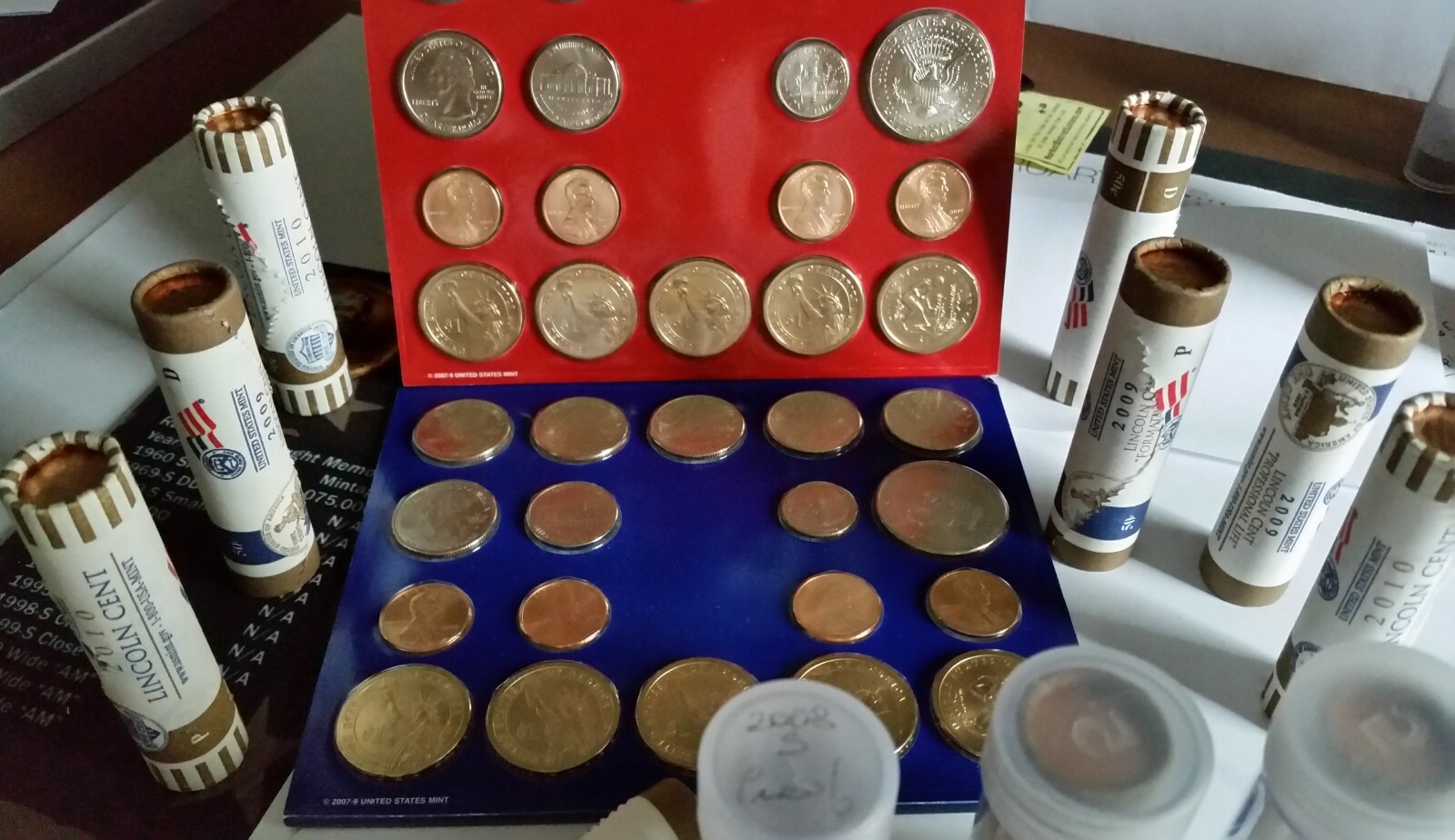 2008-2010 UNC, Proof, Satin Lincoln Bicentennial Cent Collection 25 coins