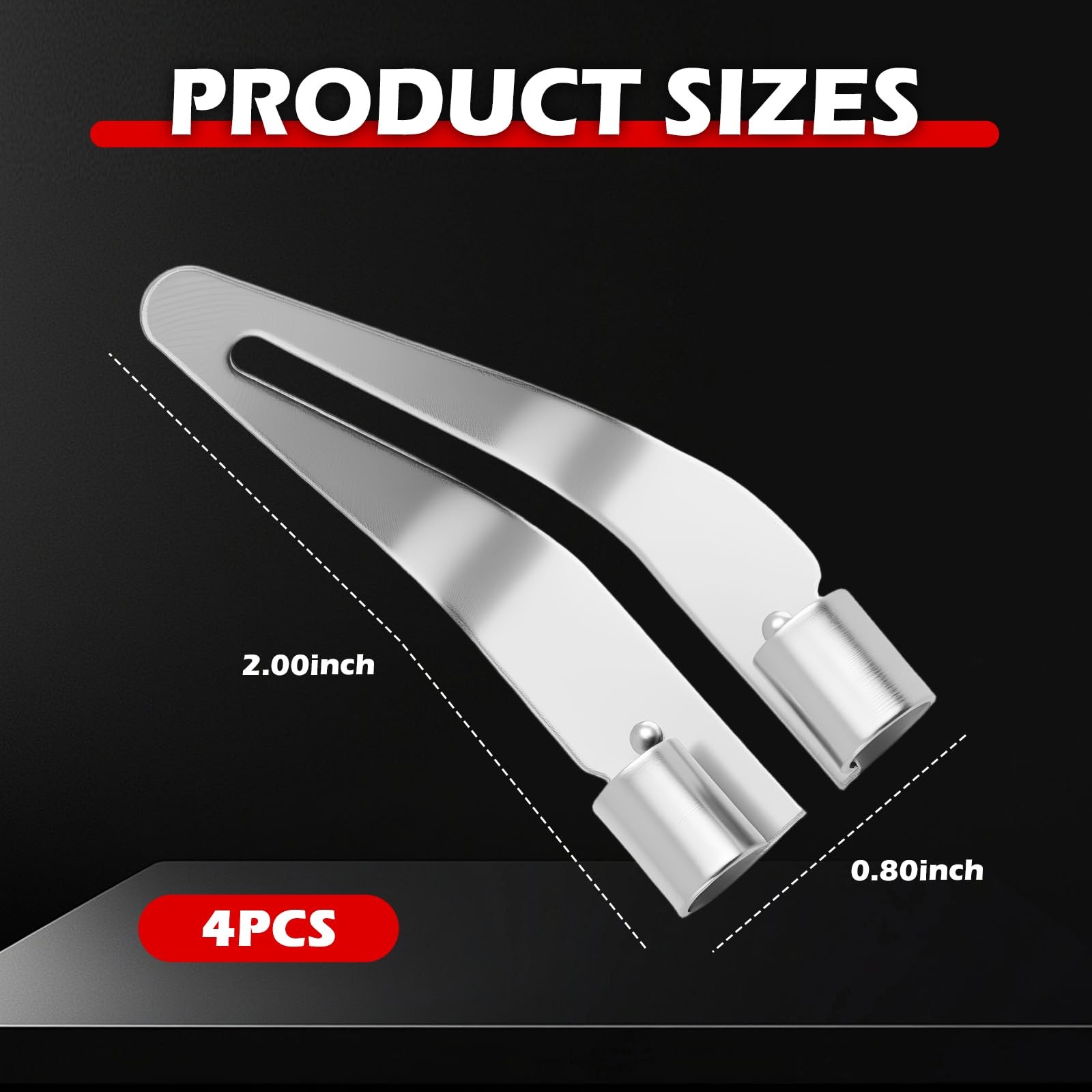 4PCS Plastic Welding Tips Kit,Stainless Steel Plastic Welder Tip by Plastics