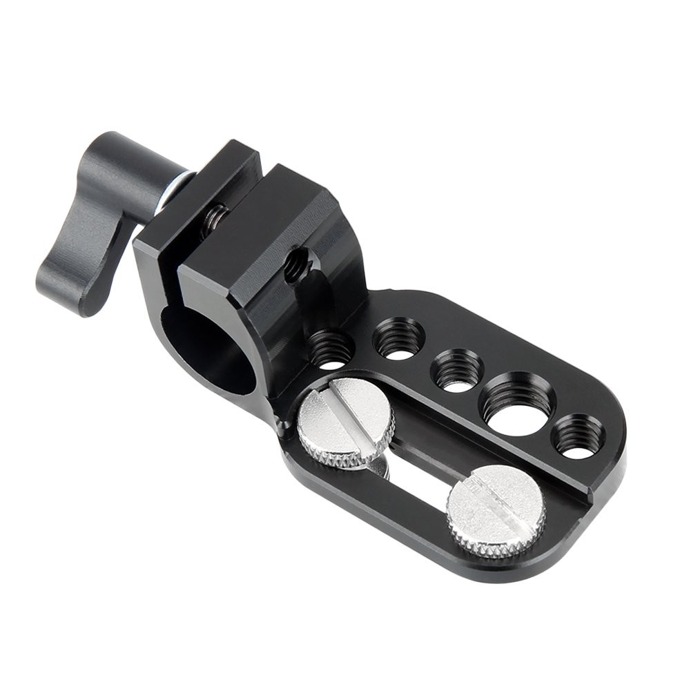 Mini Mounting Plate With 15mm Rod Clamp For Monitor EVF Transmitter 166