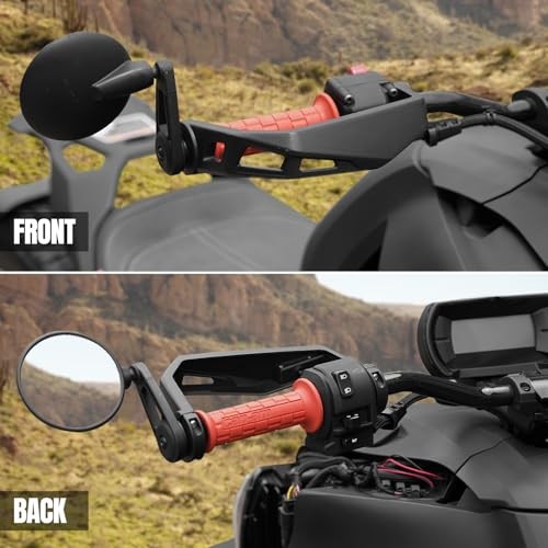 Aluminum Handlebars Handguards Protector Compatible with Can Am Ryker 600 900