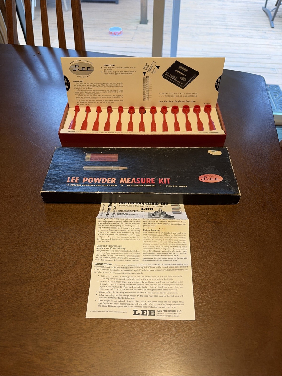 Lee Powder Measure Kit 1966 *VINTAGE*  Nice! Reloading
