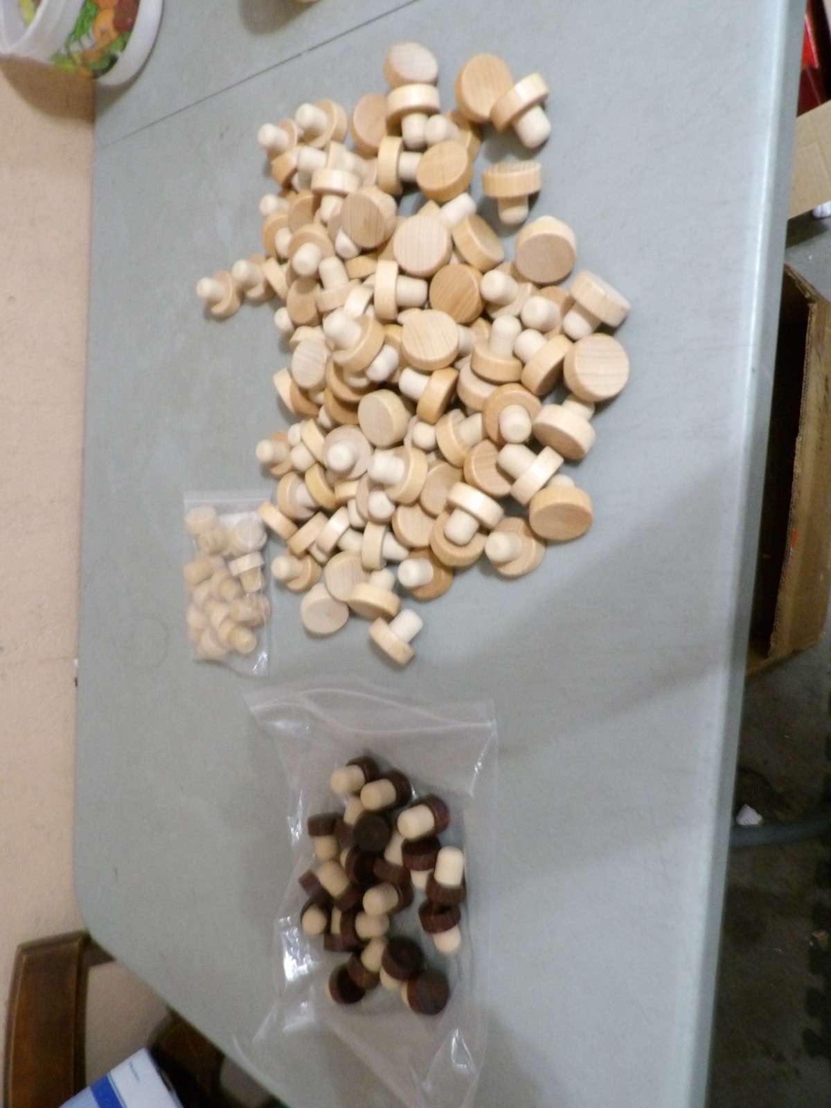 134 New T Corks for Liquor Bottles
