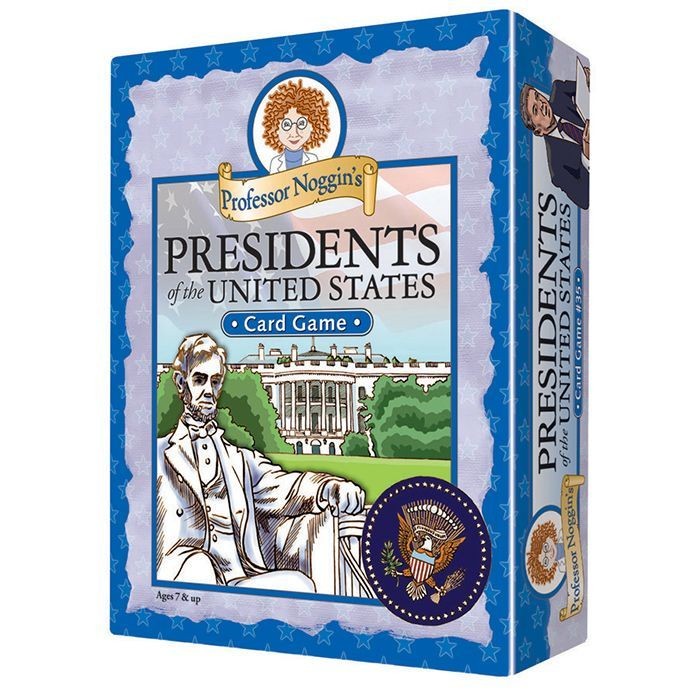 Professor Noggin's Presidents Card Game | Educational Learning Game for All Ages
