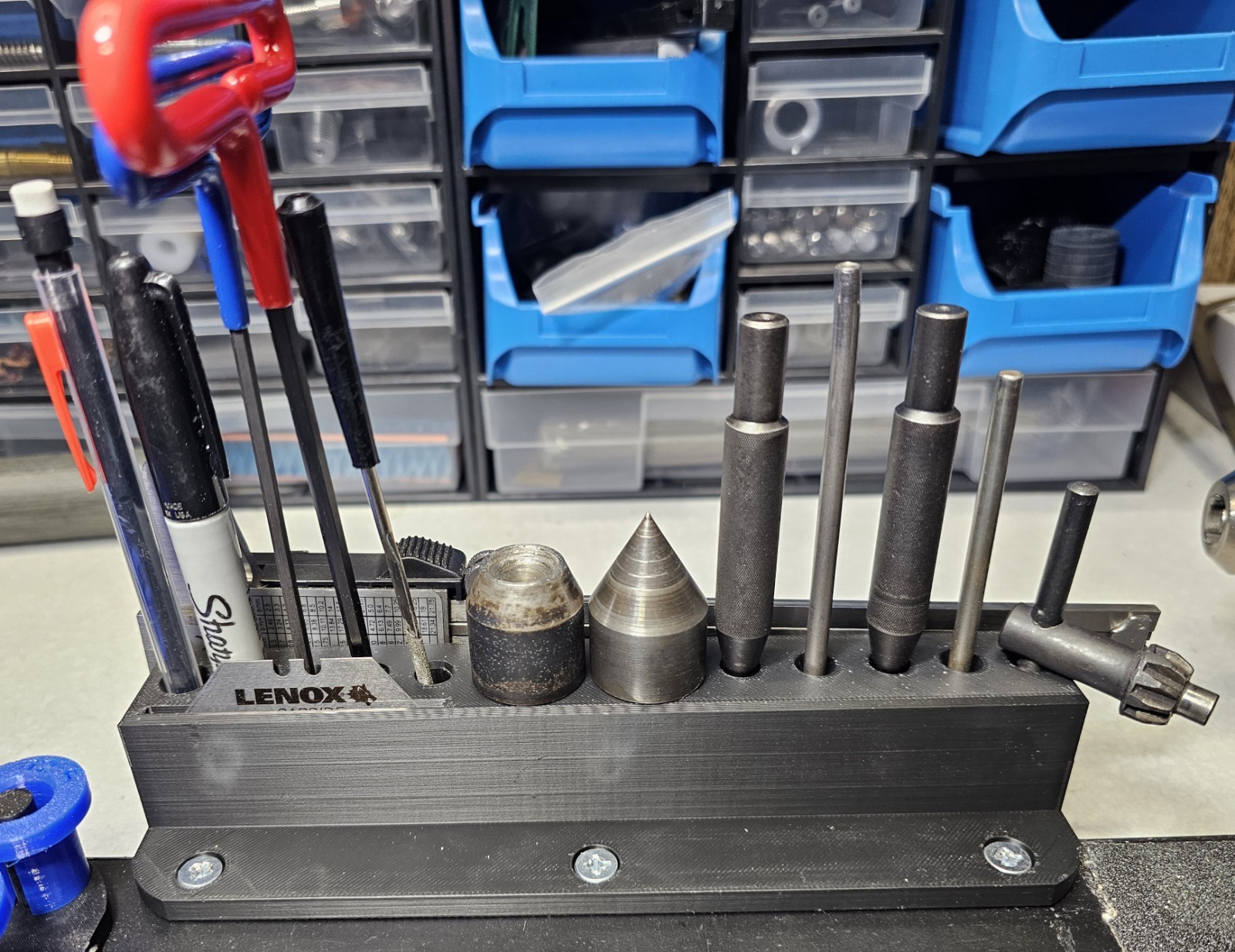 Cue Lathe Tool Holder – Bench/Base Mount