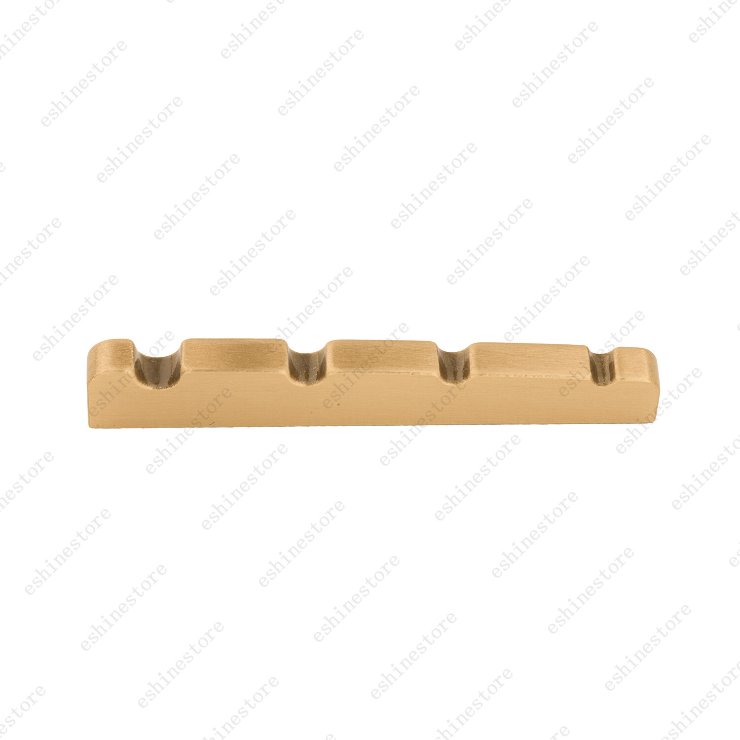 Pre-slotted 38mm 4 String Solid BRASS NUT For Fender JAZZ Bass FLAT Bottom