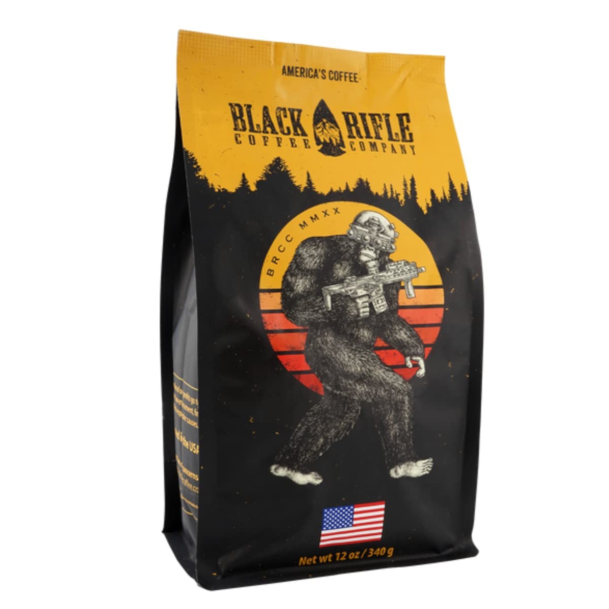 Black Rifle Tactisquatch 12 oz Dark Roast Whole Bean 12 Ounce (Pack of 1)