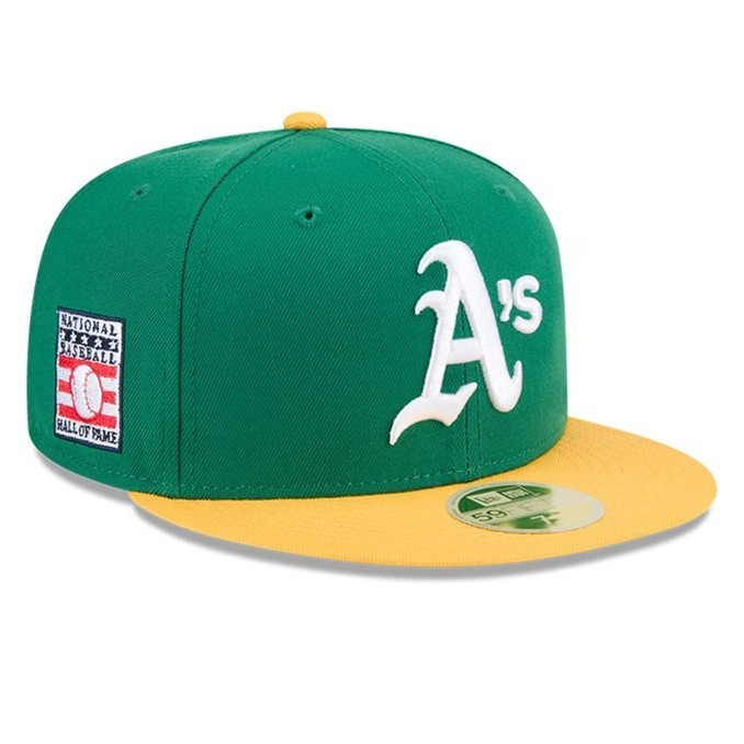 New Era 59Fifty Oakland Athletics Green 2025 Hall of Fame Green UV - NWT - 7 3/8