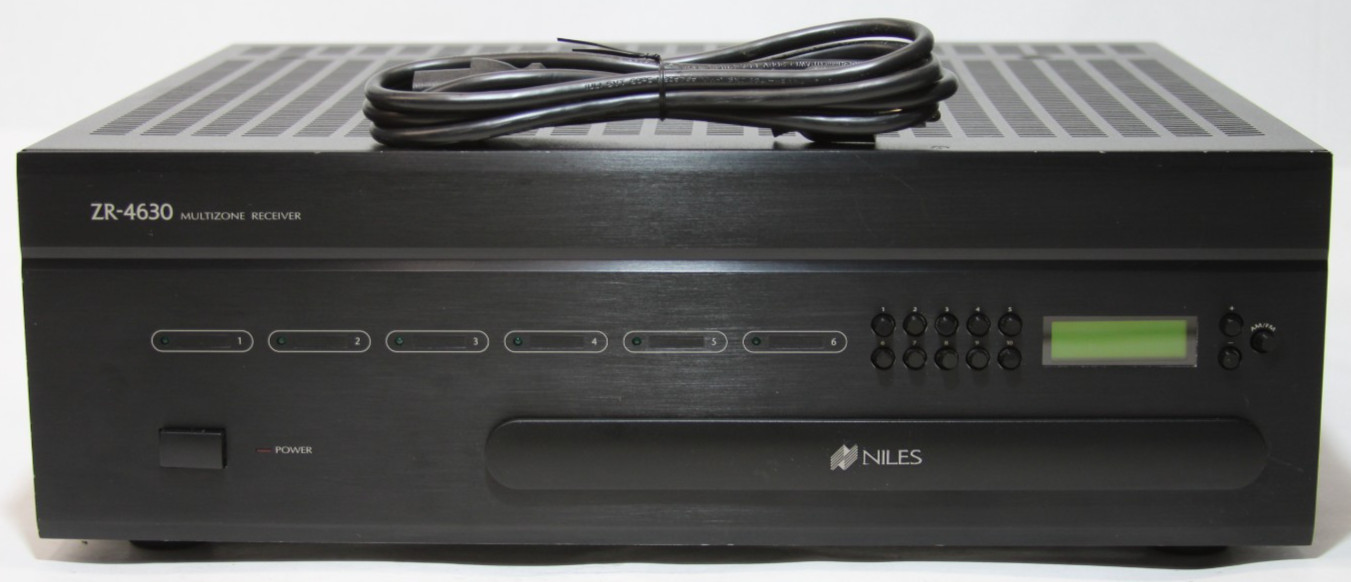 Niles ZR-4630 MultiZone Receiver w/Power Cord-No Master Keypad or Remote - READ