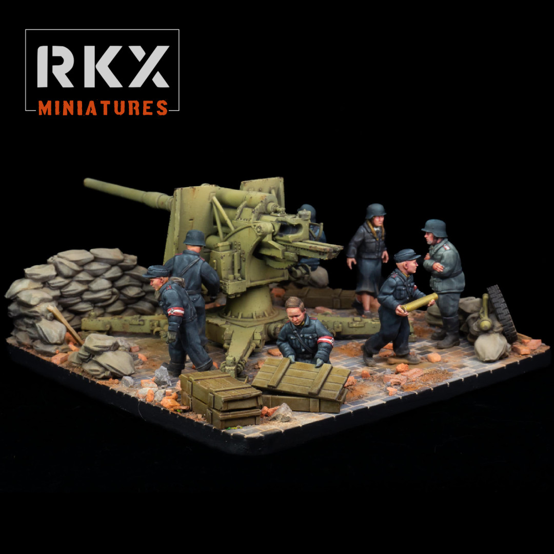German Late War Army_Volkssturm Berlin_All RKX Miniatures_28MM 1/56_Unpainted