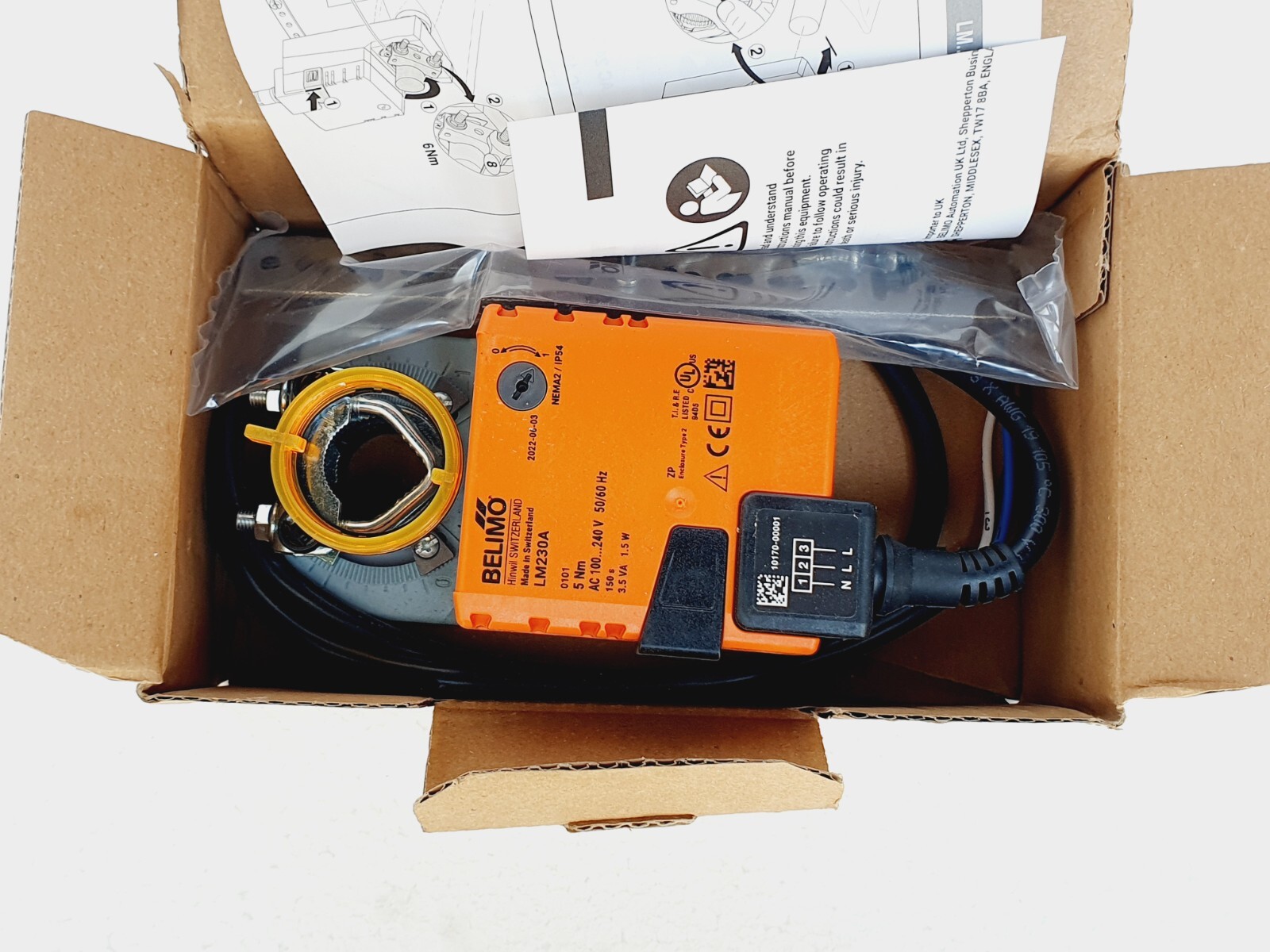 BELIMO LM230A Electric Damper Actuator 100...240 VAC # NEW