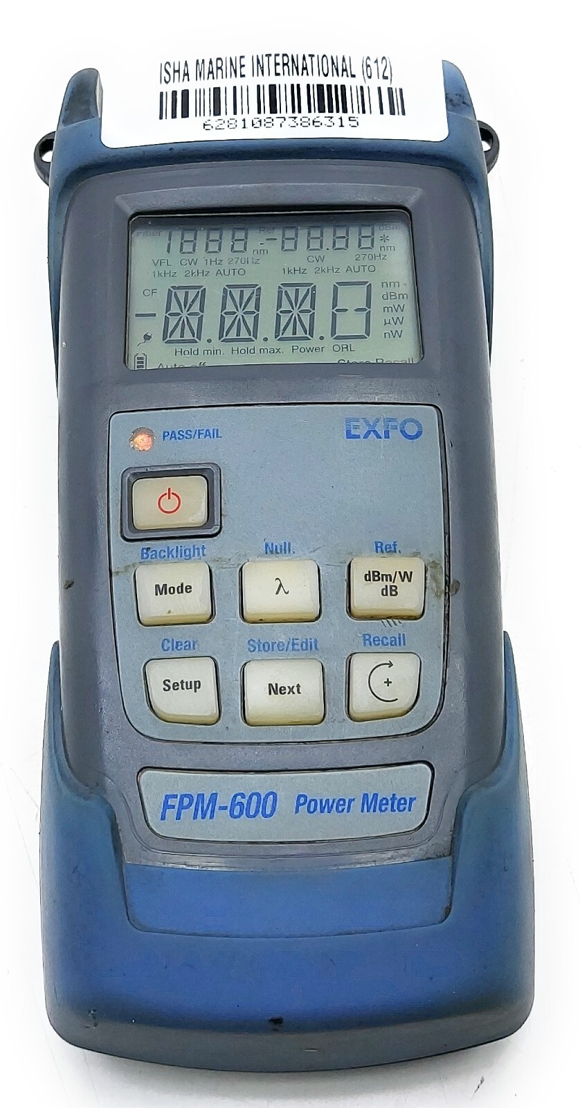 Exfo FPM-600 Optical Power Meter 0612