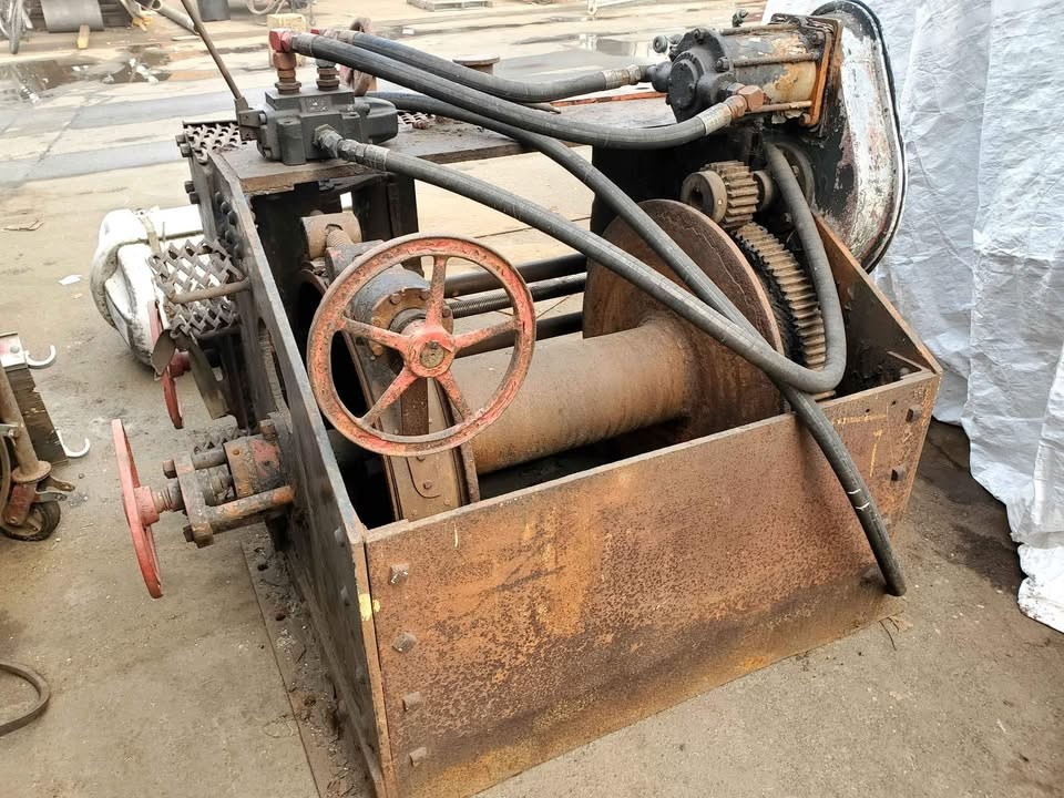 Tugboat Marine Hand-Operated Spooling Winch