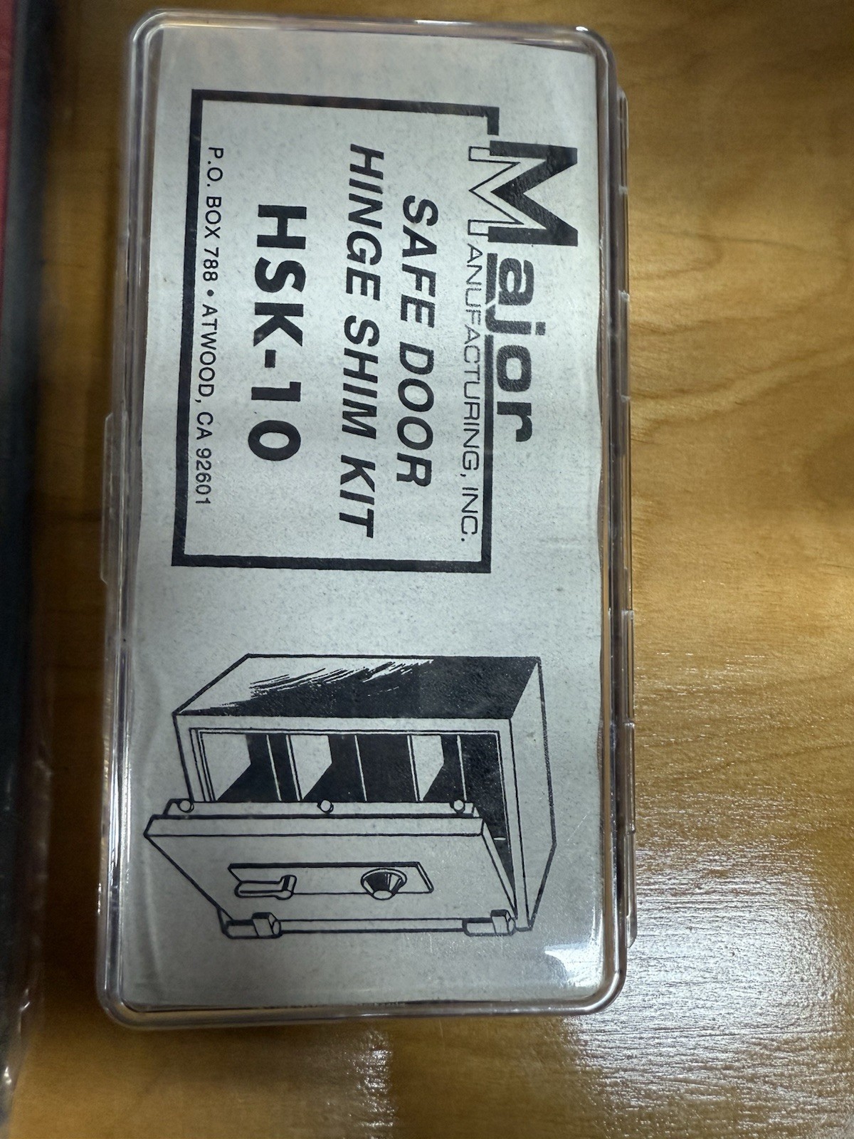 Major Manufacturing Inc. HSK-10 Safe Door Hinge Shim Kit