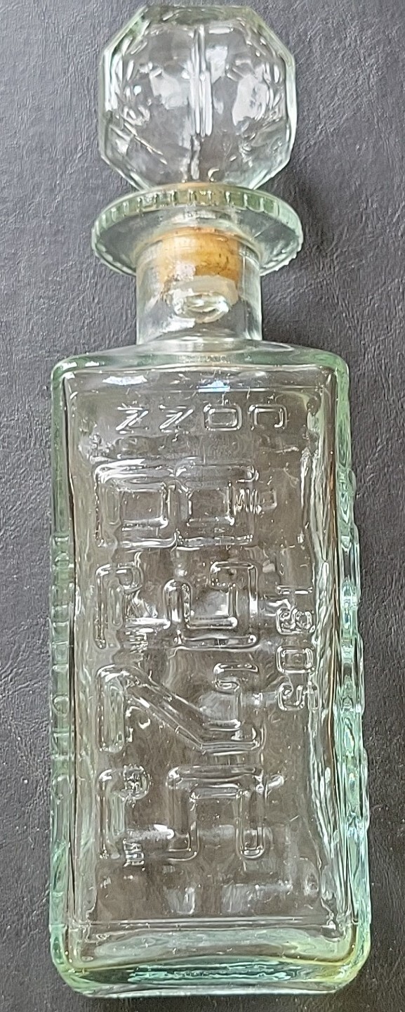 Johnny Walker License Plate Decanter Bottle - IN, MA, MT & CT Empty