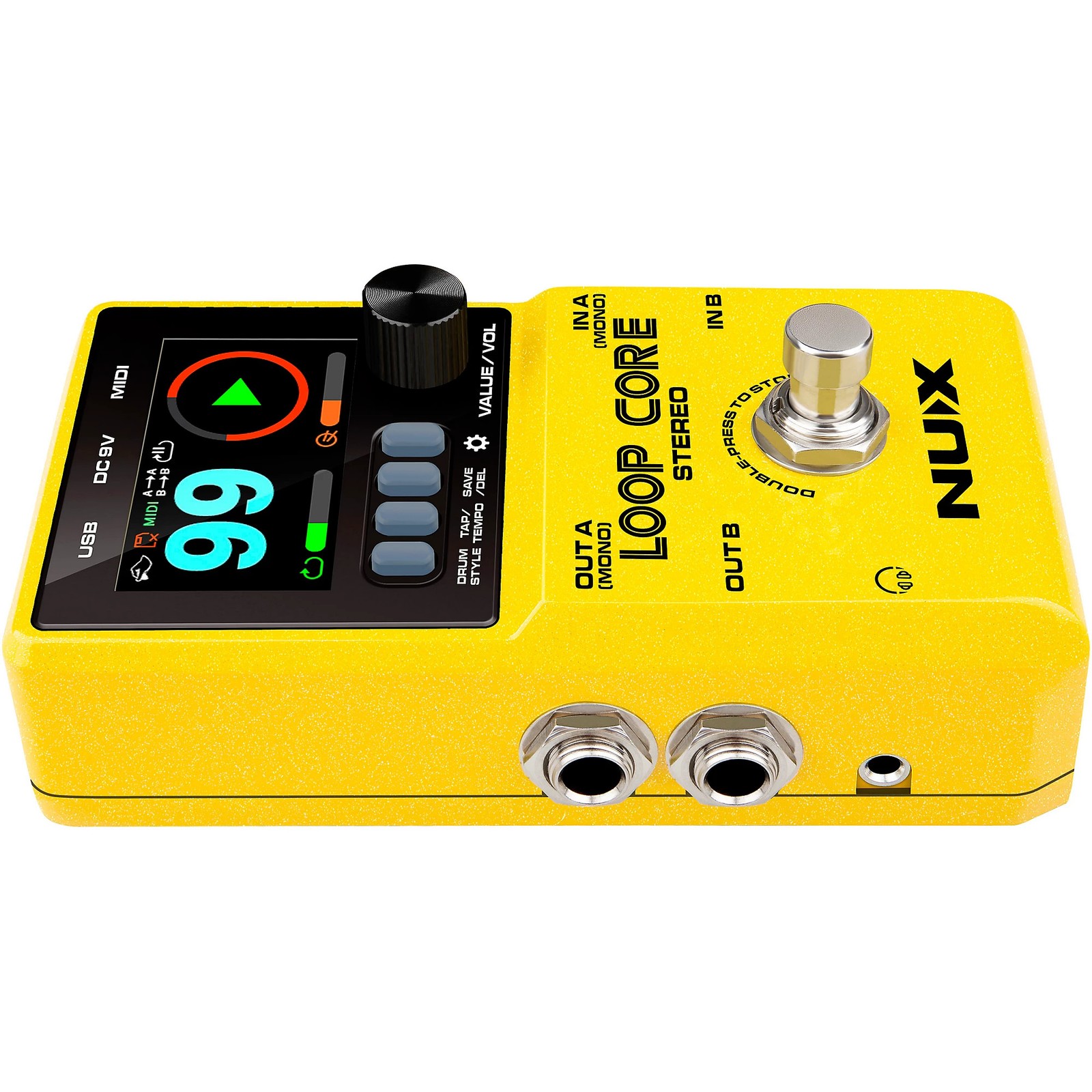 NUX Loop Core Stereo Looper Effects Pedal