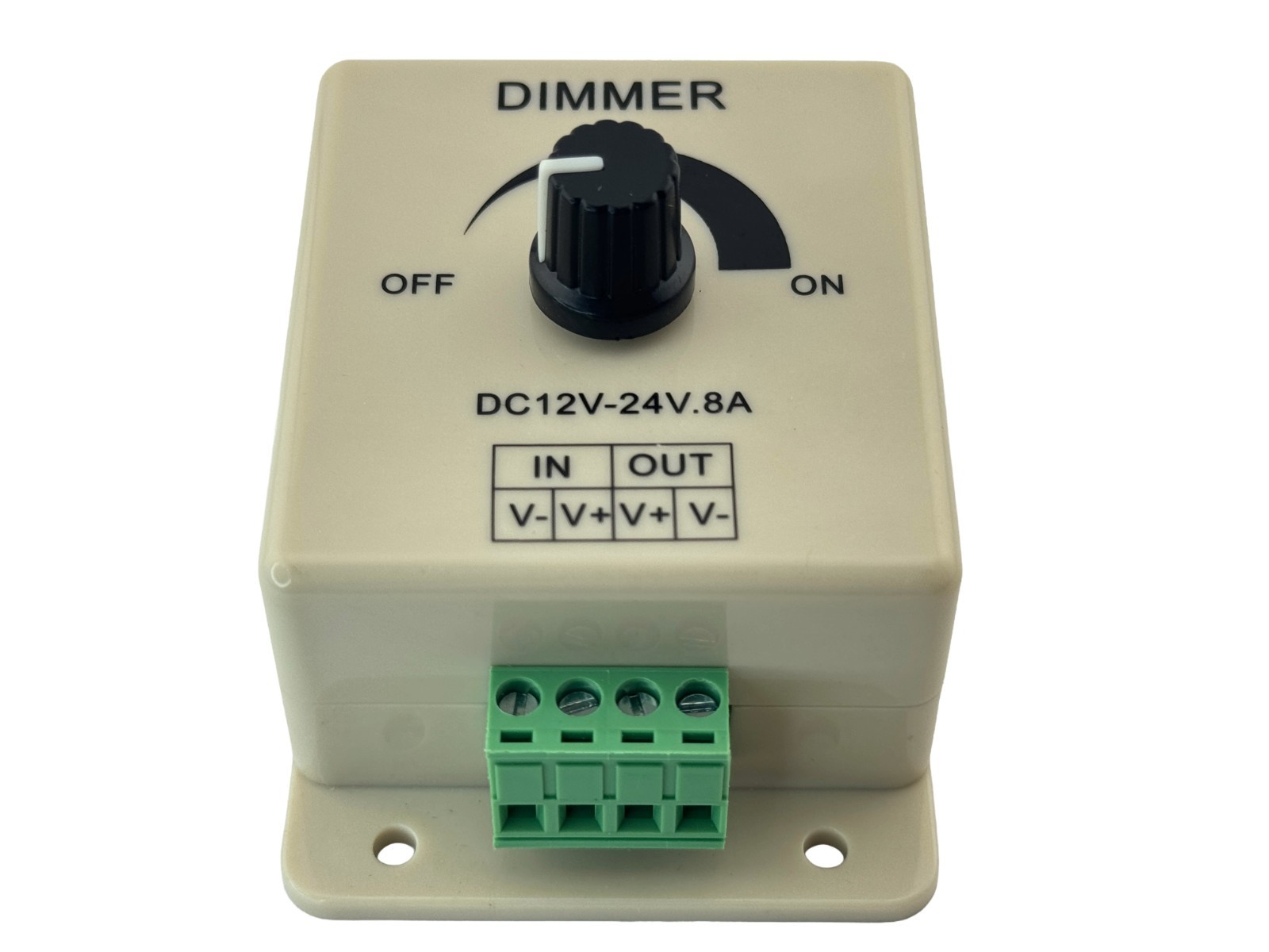 Rebaydo Dimmer Low Voltage One Channel 8A 12VDC 96W