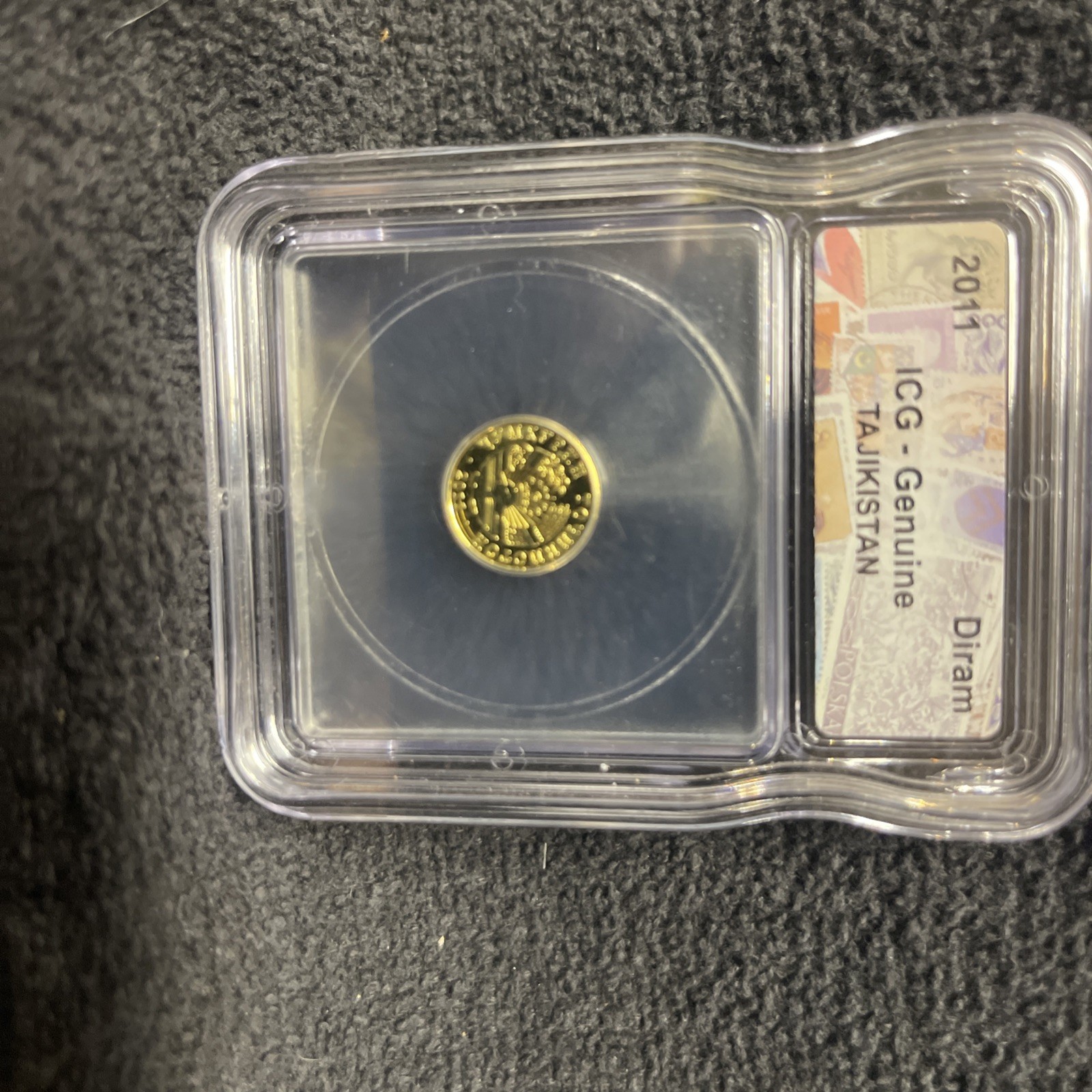 2011 ICG Genuine TAJIKISTAN Diram