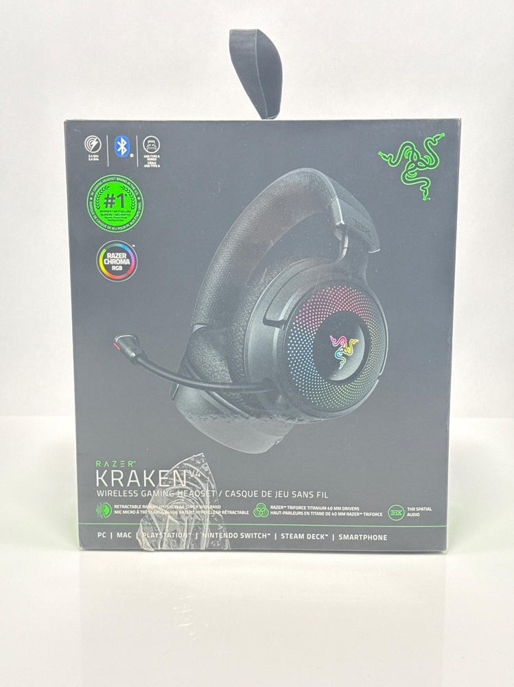 Razer Kraken V4 Wireless Gaming Headset Bluetooth RGB for PC PS5