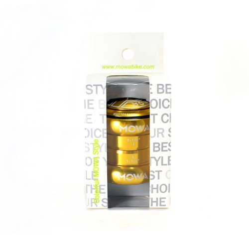 MOWA AHS Threadless Headset , 1-1/8" Traditional Threadless , Gold