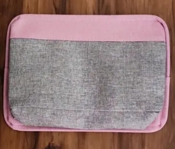 Sorbus ~ Collapsible ~ Storage Basket w/Handles ~ 15 x 10.75 x 9.5 ~ PINK Twill
