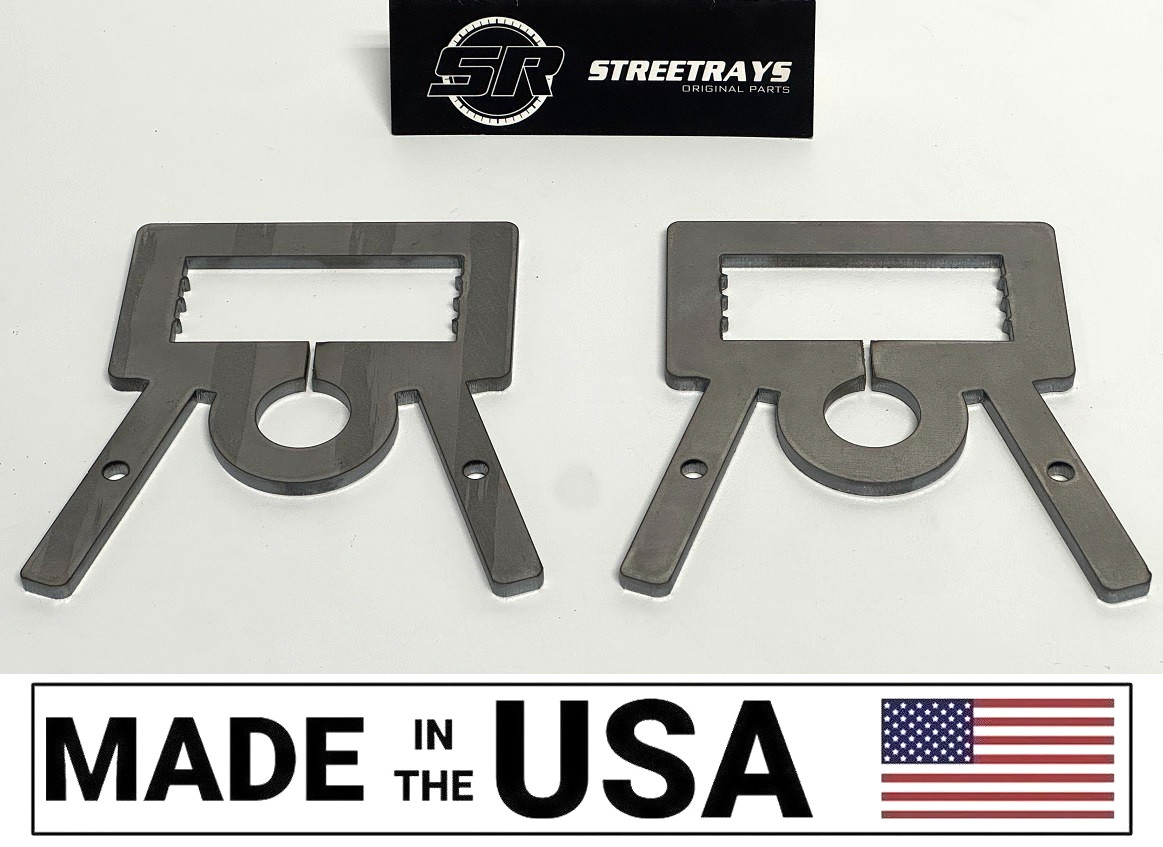 [SR] Steel Shooting Target Stand Brackets FLAT Horizontal 2x4 & EMT Conduit Pipe