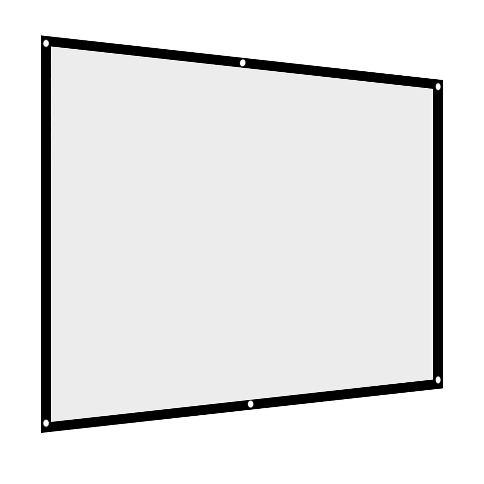 Portable Foldable NOn Crease White Projector Curtain Projection Screen 4:3 100in