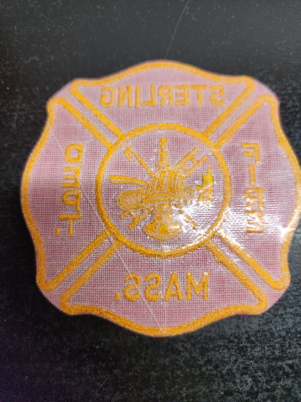 Vintage Sterling Massachusetts Fire Department Patch