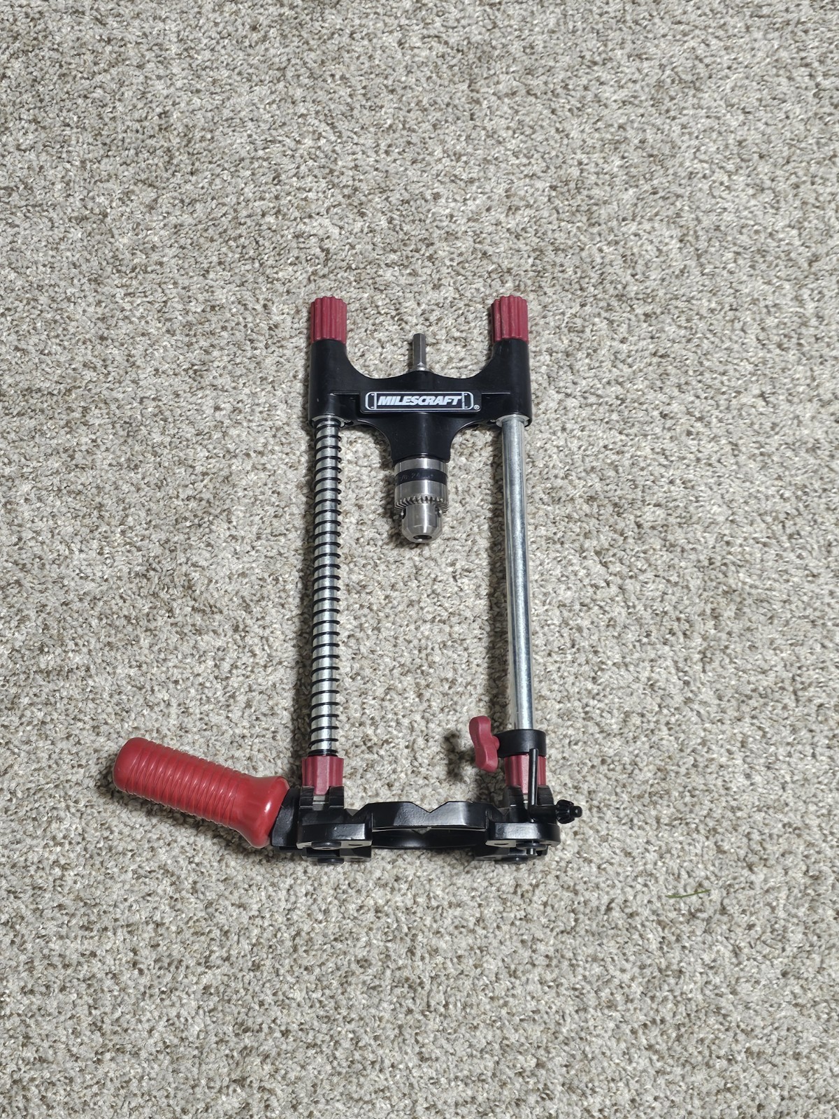 Milescraft 1348 Drill Mate PRO - Heavy-Duty Portable Drill Press Guide, ½”