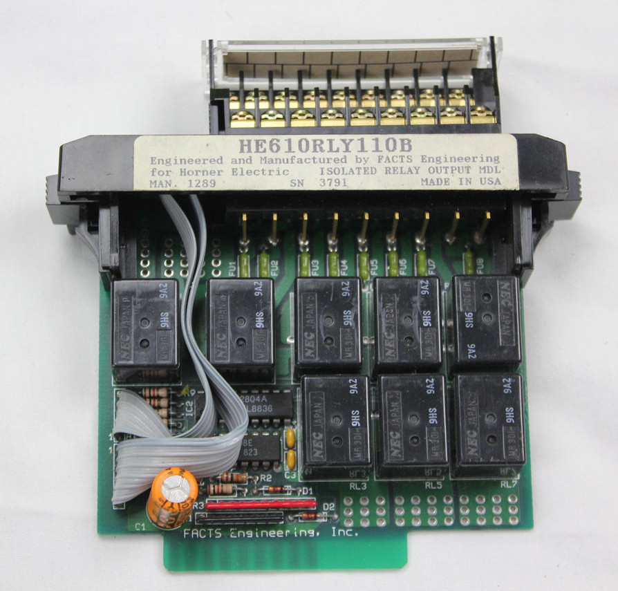 Facts Engineering HE610RLY110B Output Relay Isolated Module New Old Stock