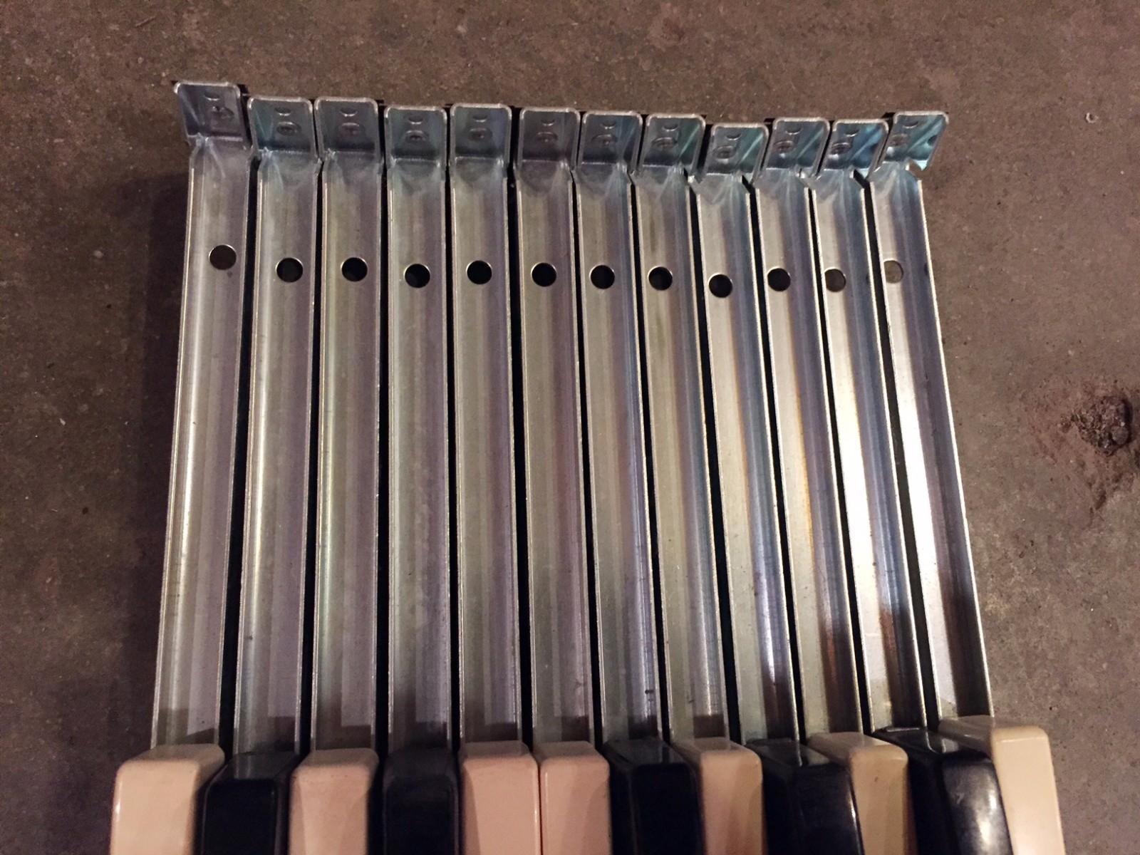 Baldwin Organ Waterfall Style Keys One Octave FAST SHIP!