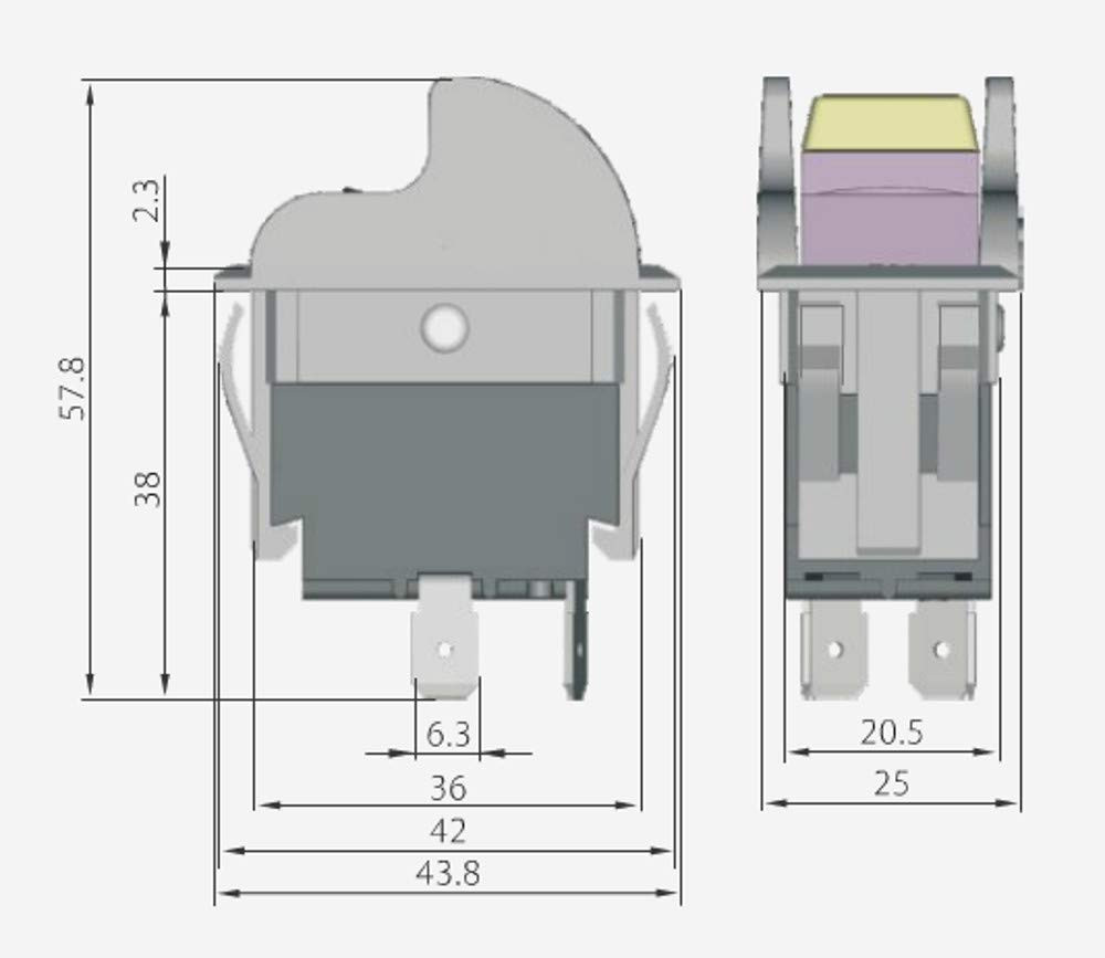 On-Off Toggle Switch Works with Dewalt, Rockwell, Hitachi, Reliant, Performax, D