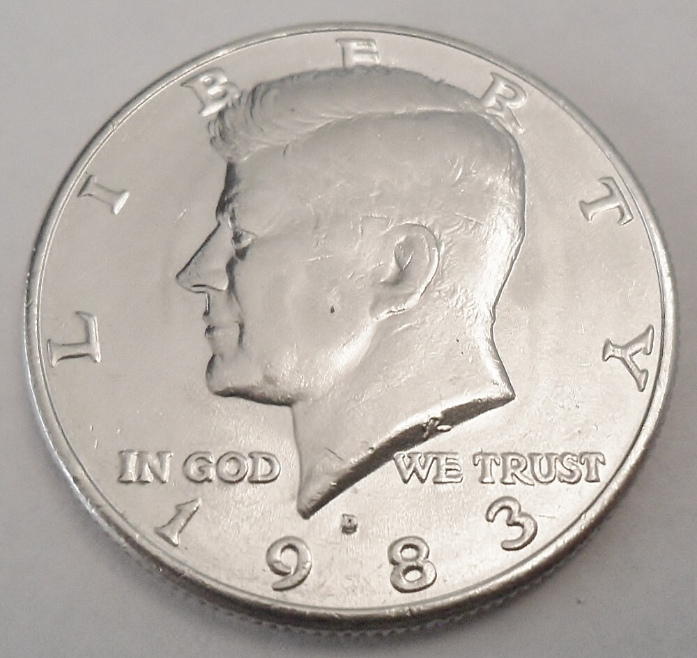 1983 D KENNEDY HALF DOLLAR CULL  **FREE SHIPPING**