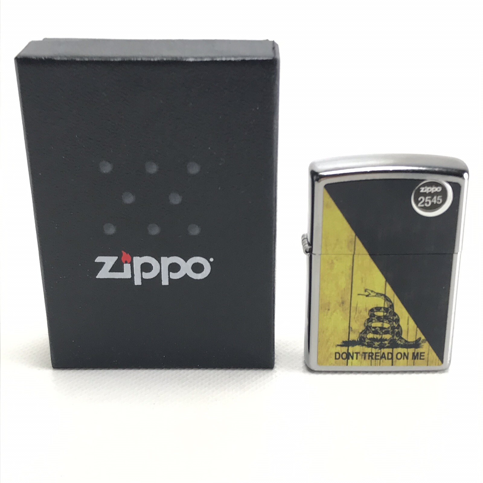 Zippo Windproof Lighter - Don’t Tread On Me - Snake - NEW With Original Box