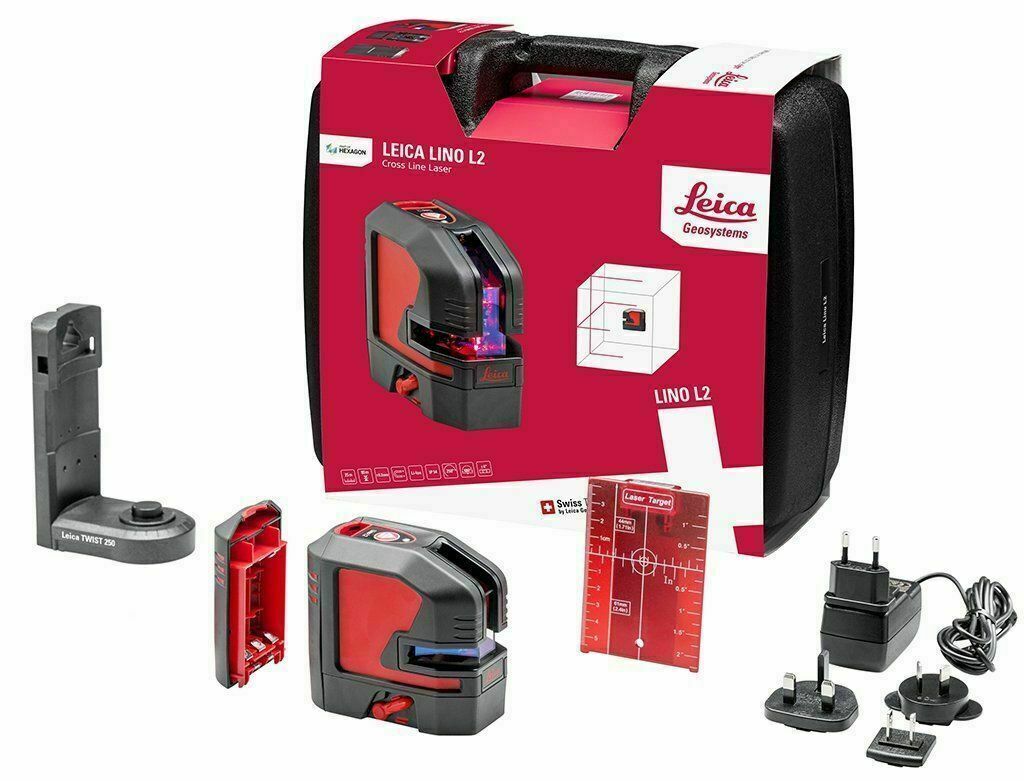 NEW Leica Lino L2 Li-Ion IP54 Cross-Line Laser Li-Ion Battery