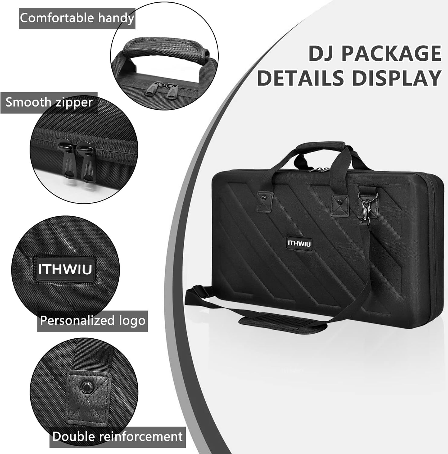 Pioneer DDJ 1000/1000SRT Lightweight Hard Case - Durable DJ Controller Storage