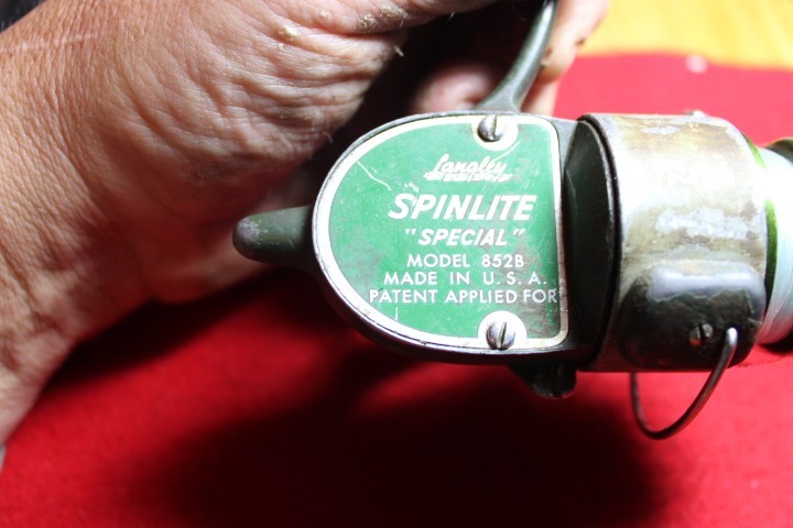 Langley, Spinlite,Special ,very old, fishing reel - r