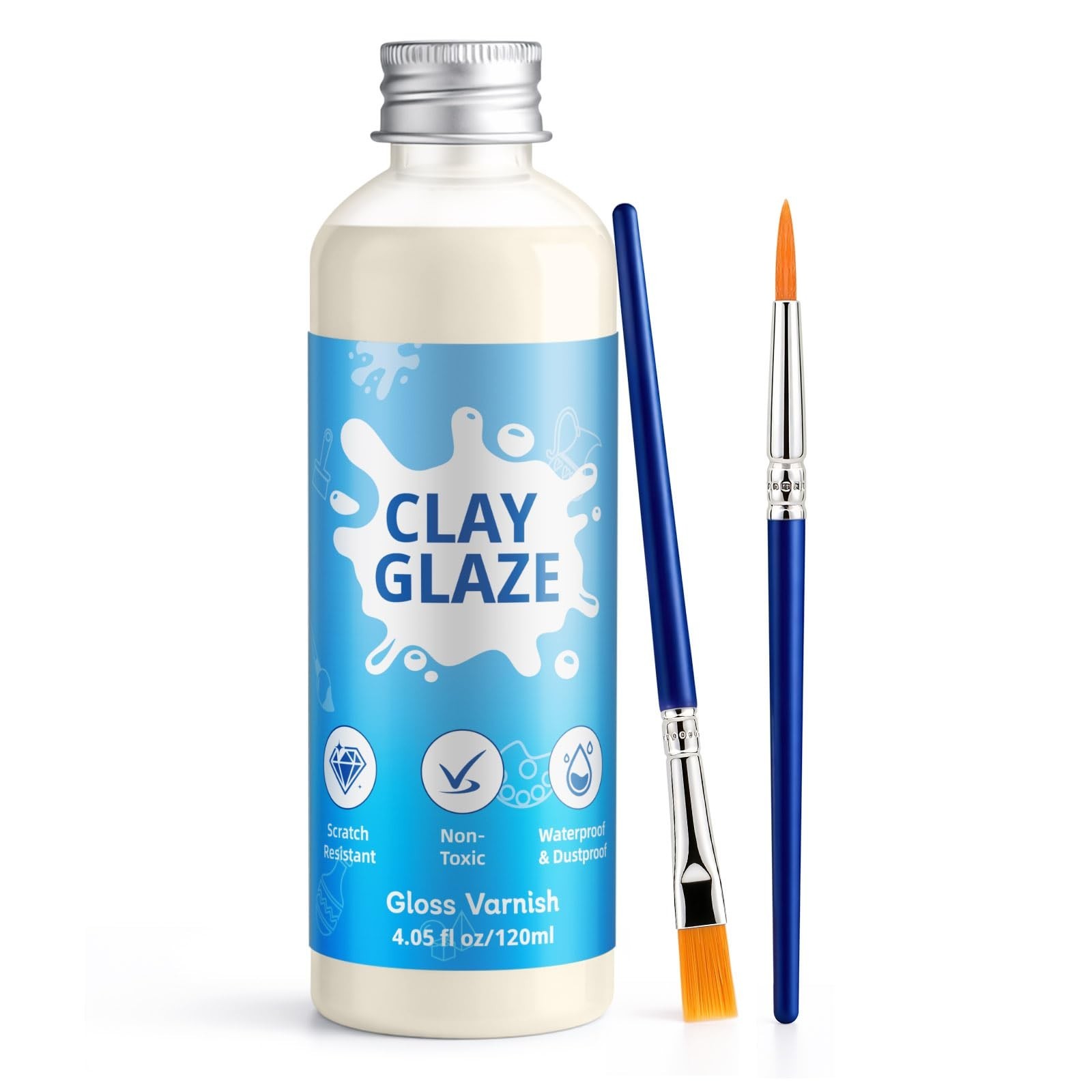 Air Dry Clay Glaze Varnish for Diamond Painting Kit & Acrylic Paint – Prev