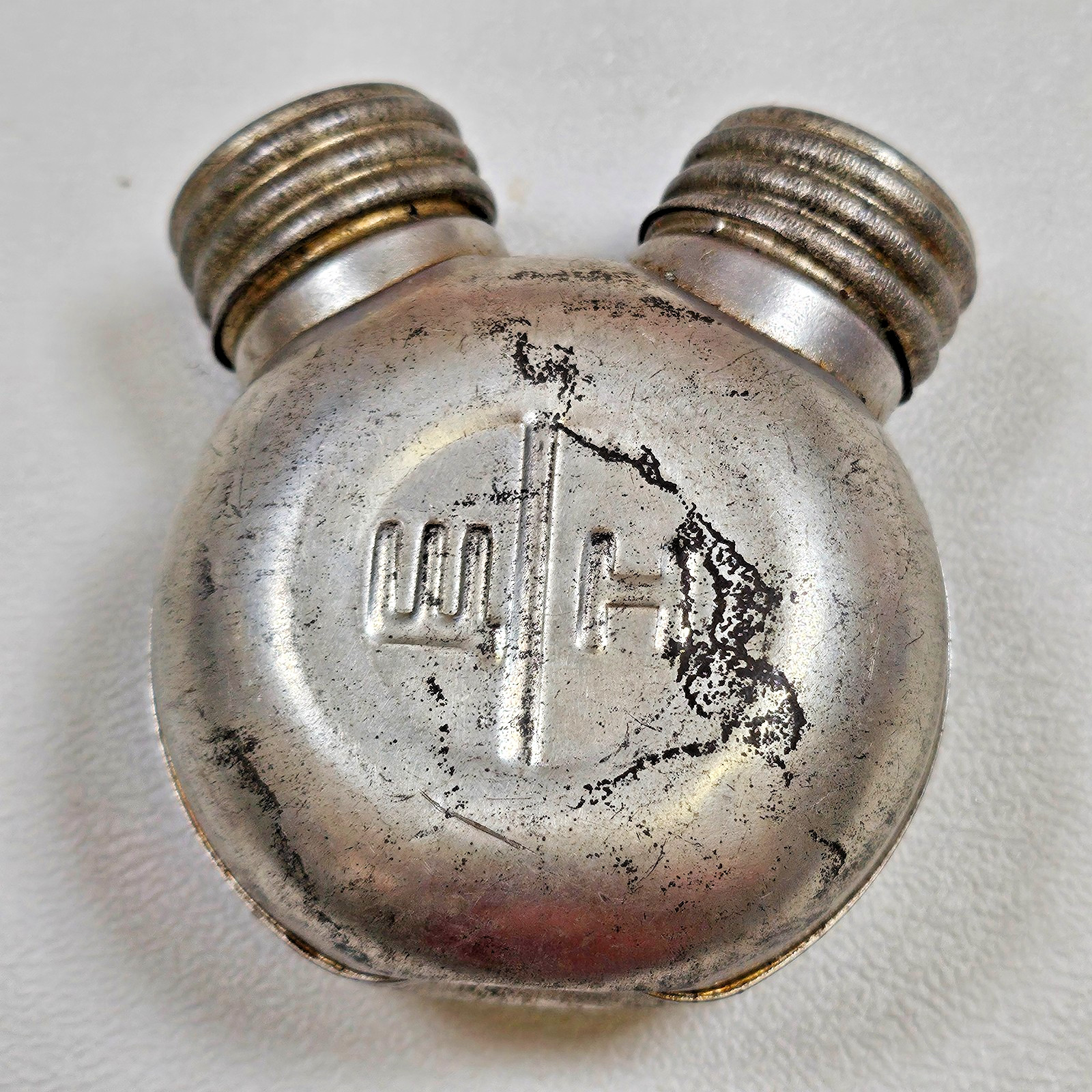 Soviet Russian Army Military W/H Embossed Dual Oiler Oil Bottle Can CCCP