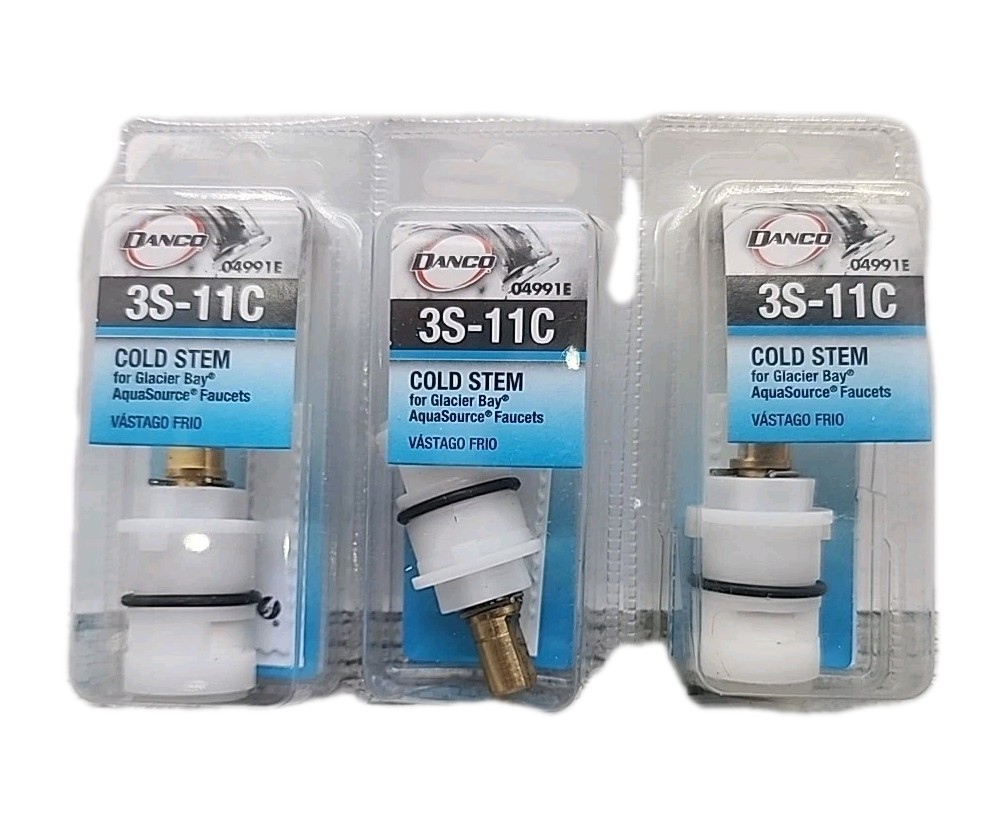 Danco Cold Faucet Stem Plastic White 04991E for Aquasource and Glacier Bay [114]