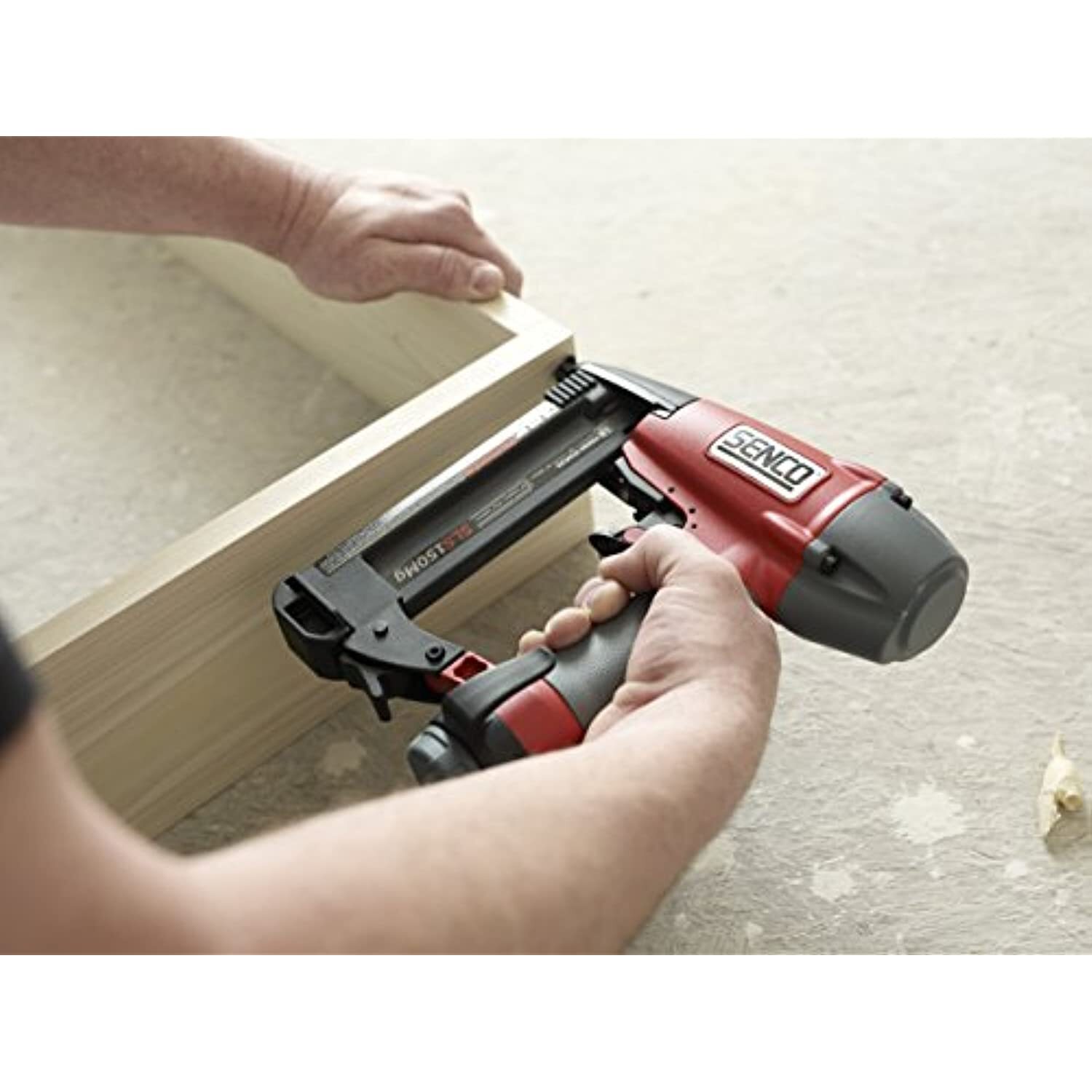 Senco SLS150Mg Medium Wire Finish crown Stapler, Gray/Red