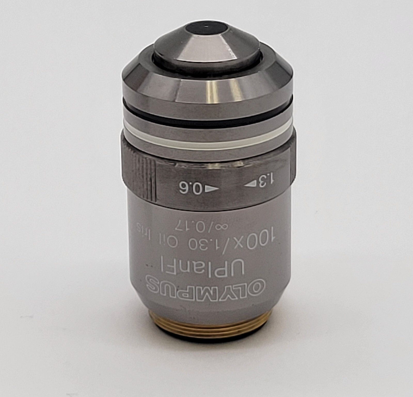 Olympus Microscope Objective UPlanFl 100x Oil with Iris Diaphragm